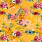 Mobile Preview: Sommersweat - Joana - große Blumen - gelb - bunt - Modalsweat