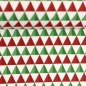 Mobile Preview: Baumwollstoff - Noel - Weihnachten - Dreiecke