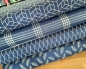 Preview: Jacquard Jersey - Cozy Collection - by Lycklig - Raute dunkelblau