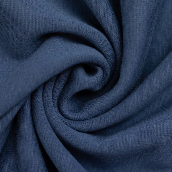 Alpenfleece - Uni - jeansblau