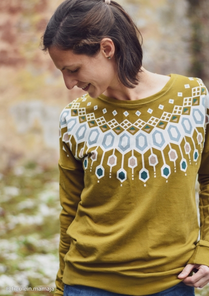 Panel - Sommersweat - Icelandic Sweater - 1,6 m - senf