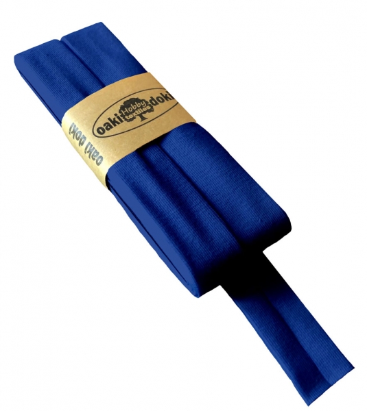 Schrägband - elastisch - 3m Packung - royal