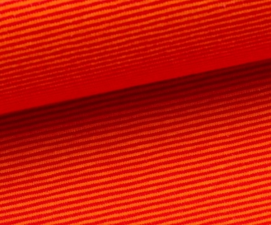 Ringel Jersey - Miniringel - orange - rot - Extrabreite