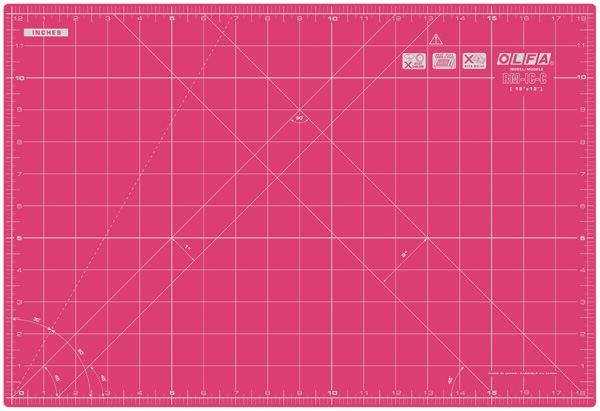OLFA - Schneidematte - 45x30cm - pink