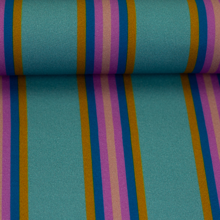 Viskose- Webware - Walking - by Cherry Picking  - mint - flieder Viskose- Webware - Walking - by Cherry Picking  - mint - flieder