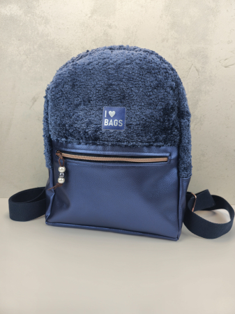 Rex - Kunstleder - dunkelblau - metallic Rex - Kunstleder - dunkelblau - metallic