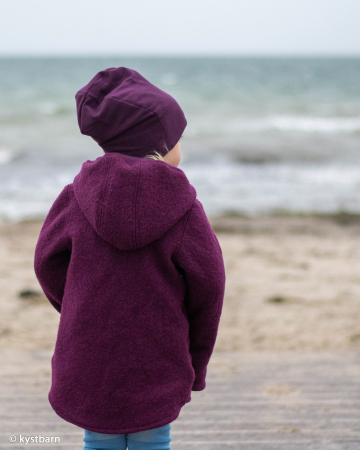 HW 25/26 - Wollwalk - Naomi - gekochte Wolle - aubergine HW 25/26 - Wollwalk - Naomi - gekochte Wolle - aubergine