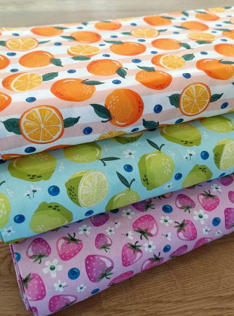 Baumwollstoff - Fruits - Erdbeeren Baumwollstoff - Fruits - Erdbeeren