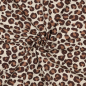 Preview: Sweat - angerauht - Leo - braun - natur