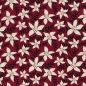 Preview: Jersey - Johanna - Blüten - Ranken - burgundy