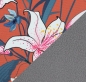 Preview: Softshell - Fiete - Blumen - rost rot