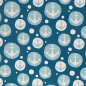 Preview: Softshell - Fiete - Anker - Bubbles - blue