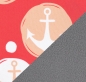 Preview: Softshell - Fiete - Anker - Bubbles - rot - apricot