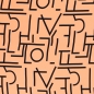 Preview: Viskose - Webware - Pauline - Muster - apricot
