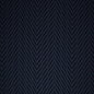 Preview: Viskose - Webware - Zacken - Amalia - blau - schwarz