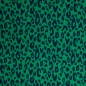 Preview: Viskose- Webware - Happy Leo - grün - blau - Cherry Picking