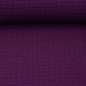 Preview: Jacquard Jersey - Palermo - Struktur - aubergine