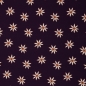 Preview: Sommersweat - Meadows - Blumen - aubergine