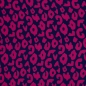 Preview: Viskose- Webware - Happy Leo - dunkelblau - pink  - Cherry Picking