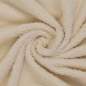 Preview: Doubleface Fleece - Plüsch - Uni - natur - beidseitig - Tamme