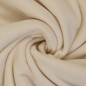 Preview: Doubleface Fleece - Plüsch - Uni - natur - beidseitig - Tamme