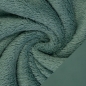Preview: Doubleface Fleece - Plüsch - Uni - altmint - beidseitig