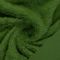 Preview: Doubleface Fleece - Plüsch - Uni - moosgrün- beidseitig
