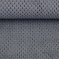 Preview: Struktur - Velour - Taschenstoff - Polster - Deko - rauchblau
