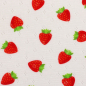 Preview: Lochstrickjersey - Alva -Erdbeeren
