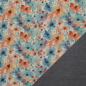 Preview: Alpenfleece - Blumen aquarell