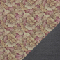 Preview: Alpenfleece - Blumen - beige - altrosa