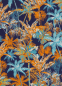Preview: Baumwoll - Webware - Tropical Palm  - by Bienvenido Colorido - blau