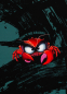 Preview: Panel - Sommersweat - Eddy the crab - petrol - Thorsten Berger