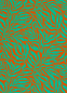 Preview: Viskose- Webware - Zebra Jungle  - by Bienvenido Colorido - mint - orange
