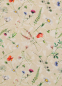 Preview: Canvas - Blumen - Wildblumen - Dekostoff - creme