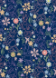 Preview: Jersey - Minnie - Daisy - Blümchen - dunkelblau