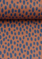 Preview: Kunstleder - Happy Leo - Cherry Picking - Brush - apricot - blau