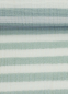 Preview: Musselin - Sonja - Streifen - mint - weiss