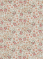 Preview: Musselin - Mina - kleine Streublümchen - rot - apricot