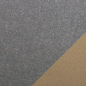 Preview: Taschenstoff - Wooly - Doubleface - grau - beige