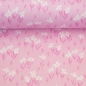 Preview: Baumwollstoff - Happy Spring - kleine Blümchen - rosa - pink
