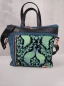 Preview: Canvas - Peacock Wedding - schwarz - grün