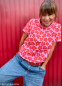 Preview: Viskose Jersey - Happy Flowers - by Cherry Picking - rot - rosa
