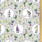 Preview: Baumwollstoff - Acufactum - Gartenliebe 40 * 75 cm