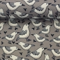 Preview: Canvas - Garden Stories - by Emjo Design - Vögel grau