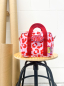 Preview: Kunstleder - Happy Leo - Cherry Picking - rosa - rot