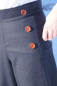 Preview: Tweed - Matteo - Dots - Wollstoff - blau