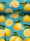 Preview: Canvas - Matteo - Zitronen - Leinenoptik - Taschen - Kissen - Baumwolle