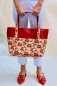 Preview: Canvas - Matteo - Erdbeeren - Leinenoptik - Taschen - Kissen - Baumwolle