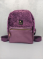 Preview: Rex - Kunstleder - aubergine - metallic